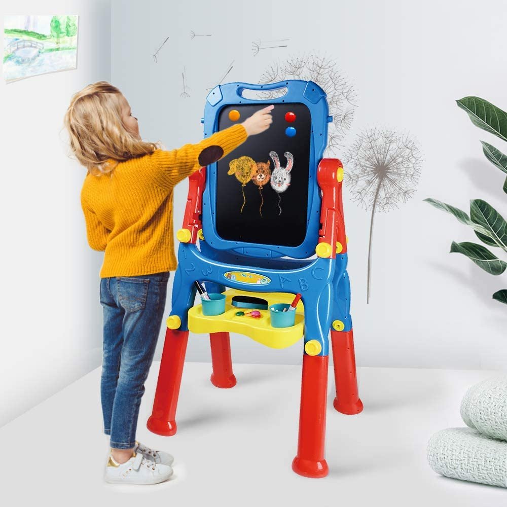 Cordova Double-Sided Magnetic Art Easel | Adjustable Height Drawing Board - Image 6