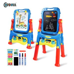 Cordova Double-Sided Magnetic Art Easel | Adjustable Height Drawing Board