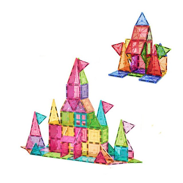 Cordova 82-Piece Magnetic Tiles STEM Building Blocks Set for Kids - Image 7