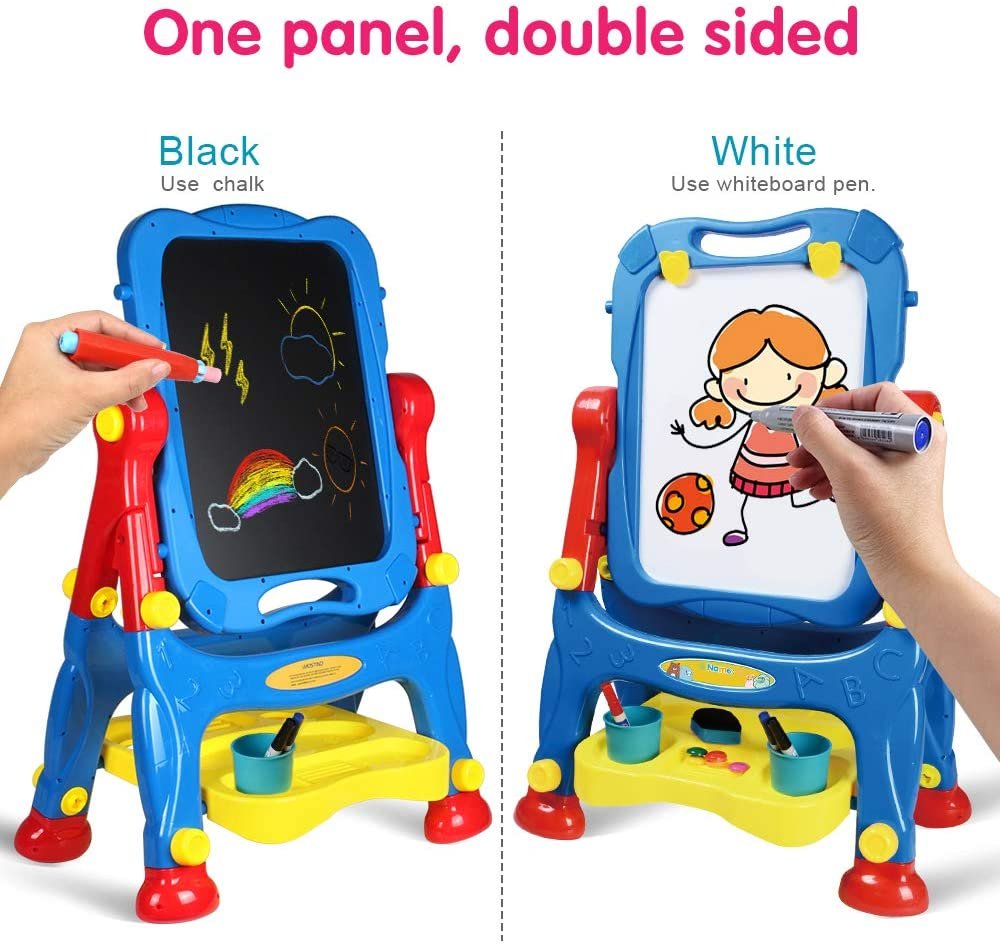 Cordova Double-Sided Magnetic Art Easel | Adjustable Height Drawing Board - Image 8