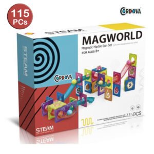 115-Piece Cordova Magnetic Marble Run Set | STEM Building Toy