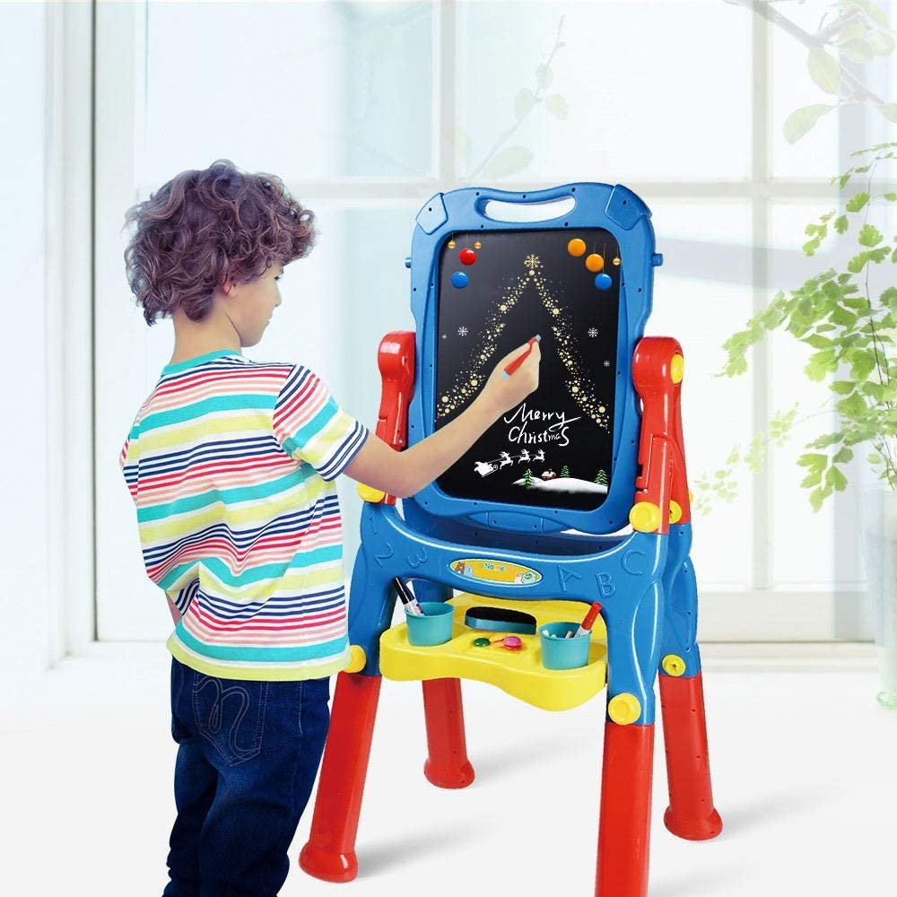 Cordova Double-Sided Magnetic Art Easel | Adjustable Height Drawing Board - Image 2