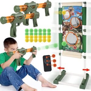 Kids Shooting Game Toy | 24 Foam Balls & Space Target Set