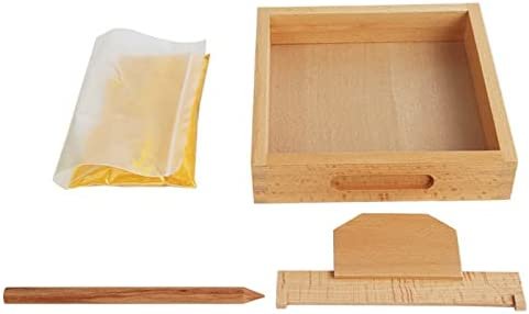 Educational Montessori Wooden Toys | Sand Tray Letter Formation Set - Image 2