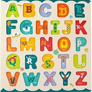 Large ABC Uppercase & Lowercase Letter Puzzle for Kids 5+
