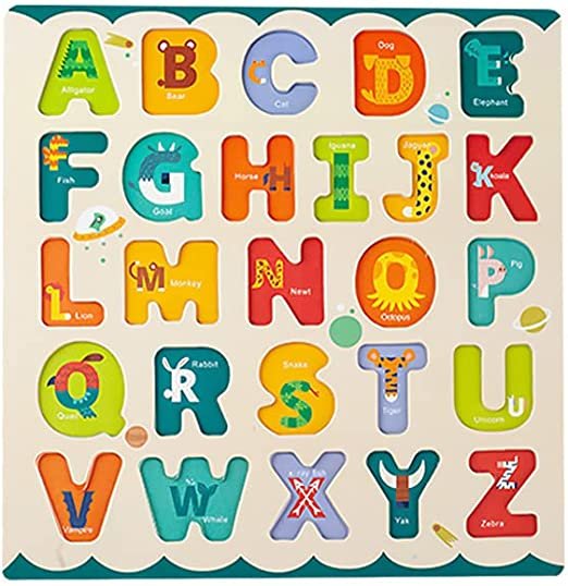 Large ABC Uppercase & Lowercase Letter Puzzle for Kids 5+