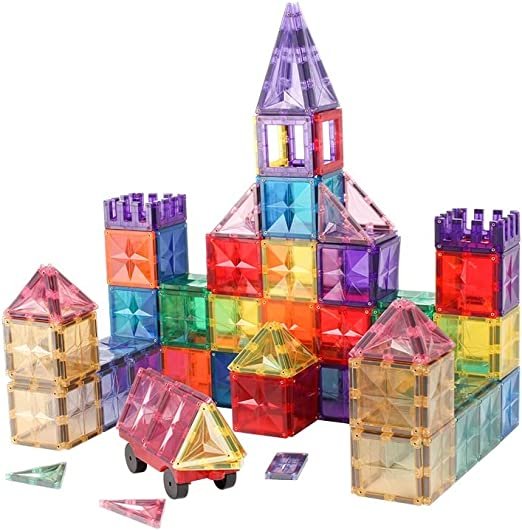 3D Star Magnetic Tiles Building Set | STEM Educational Toy for Kids - Image 3