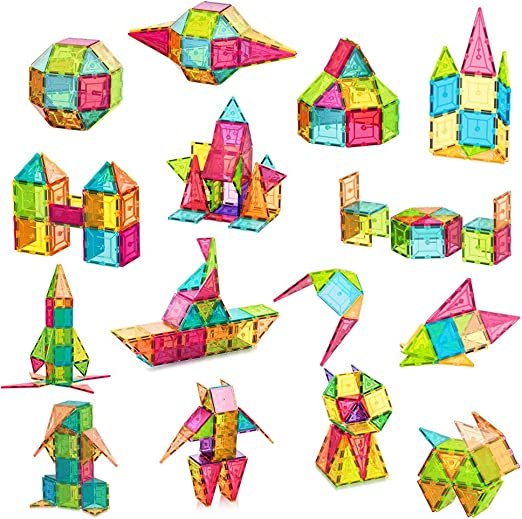 36-Piece 3D Magnetic Tiles Building Set | Educational STEM Toy - Image 2