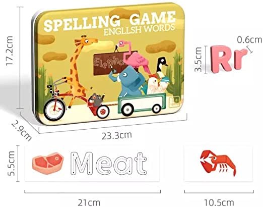 Spelling & Alphabet Matching Word Game for Kids | Learning Toy - Image 2