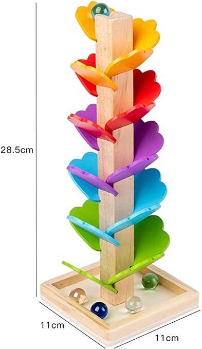 Wooden Fallen Leaves Ball Drop Game | Baby Educational Toy - Image 5