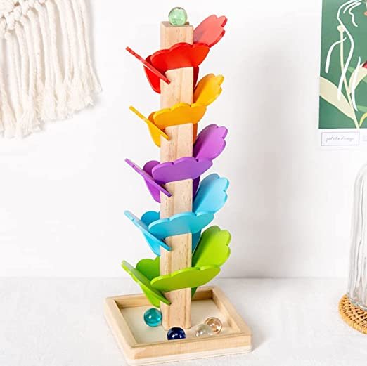 Wooden Fallen Leaves Ball Drop Game | Baby Educational Toy - Image 3