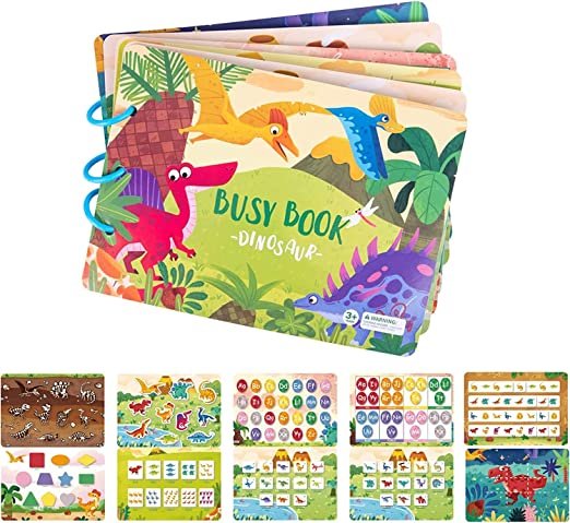 Montessori Interactive Quiet Book for Toddlers | Sensory Learning Toy