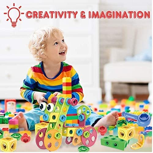 115-Piece Geometry STEM Construction Building Block Set - Image 7