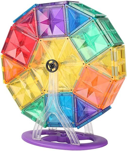 46-Piece 3D Star Magnetic Tiles | Fun & Educational Toy for Kids - Image 3