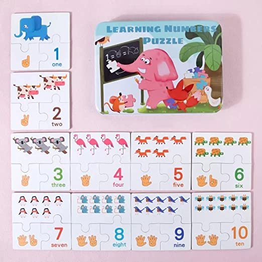 Wooden Alphabet Number & Animal Cognitive Puzzle for Toddlers - Image 4