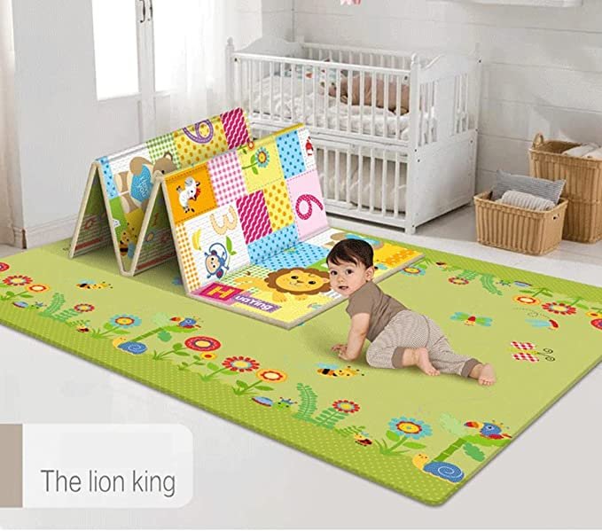 Baby Play Mat & Crawling Foam Mat with Anti-Slip Rubber Backing - Image 2