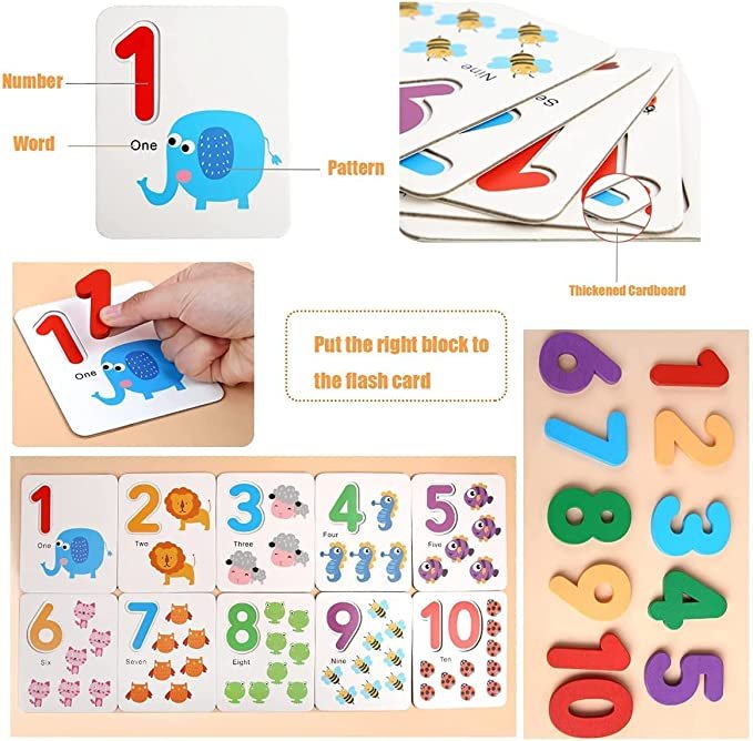 Abacus Math Game with Counting Sticks & Puzzle Cards | Learning Toy - Image 3
