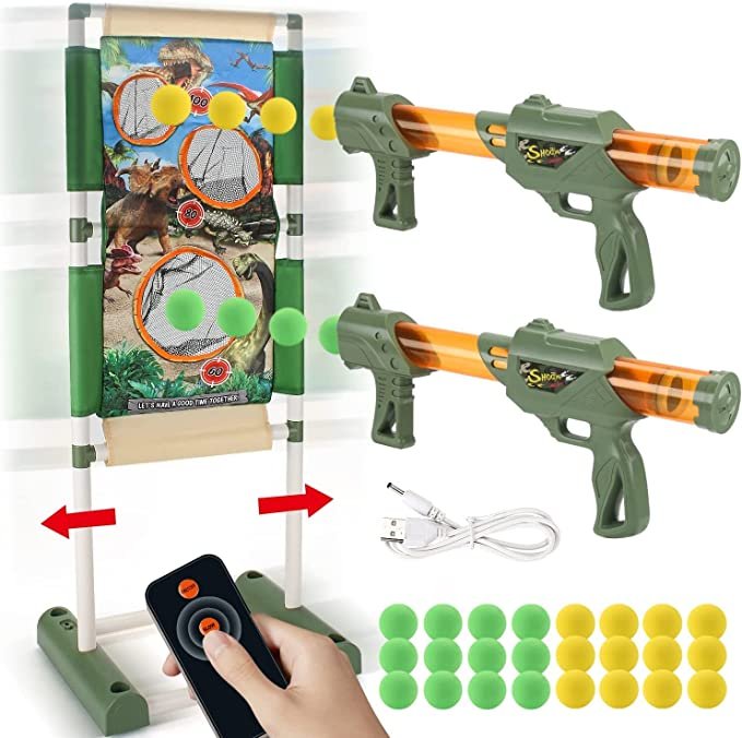 Kids Shooting Game Toy | 24 Foam Balls & Space Target Set - Image 4