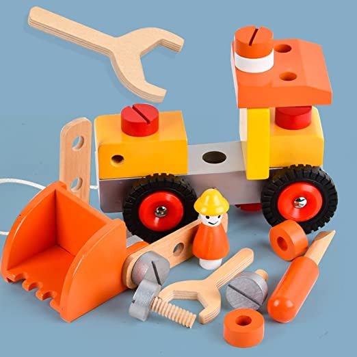 Engineering Truck Bulldozer Toy | Vehicle Cognitive Learning Set - Image 3
