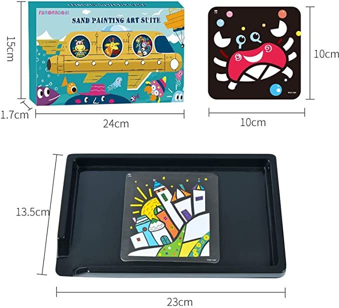 Color Sand DIY Painting Art Kit | Sand Art Crafts for Kids 5+ - Image 7