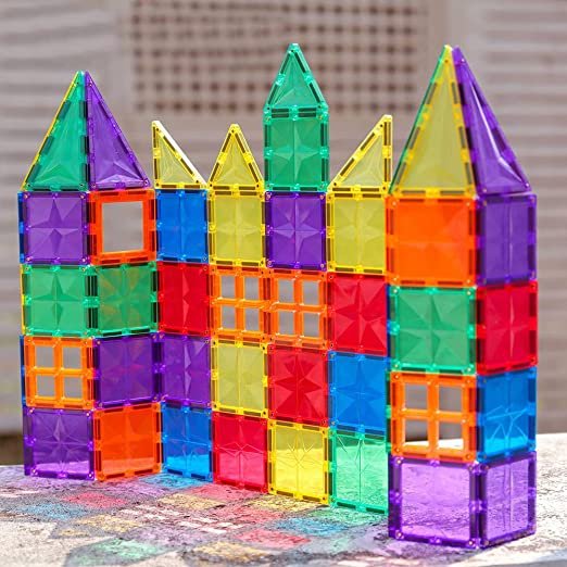 100-Piece Magnetic Tiles Building Set | STEM Educational Toy - Image 9