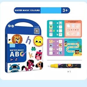 Magic Water Coloring Book | Reusable Water Reveal Activity Book