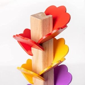 Wooden Fallen Leaves Ball Drop Game | Baby Educational Toy