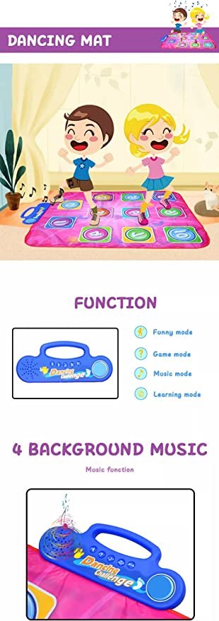 Electronic Touch Sensitive Dancing Challenge Mat for Kids - Image 4