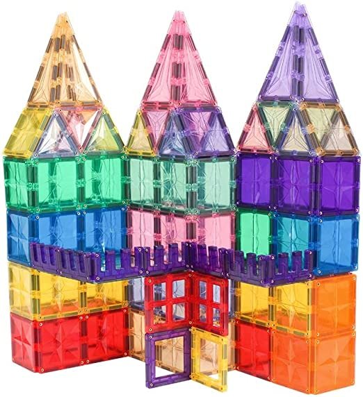 108-Piece 3D Star Magnetic Tiles | STEAM Educational Toy - Image 6