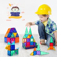 182-Piece 3D Star Magnetic Tiles Set for Learning & Creativity - Image 7