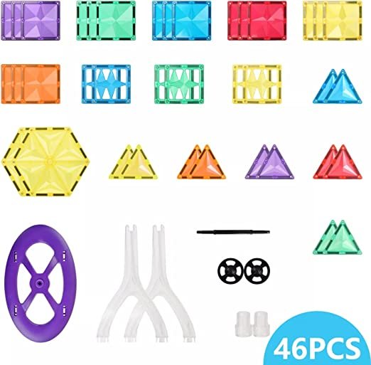 3D Star Magnetic Tiles Building Set | STEM Educational Toy for Kids - Image 8