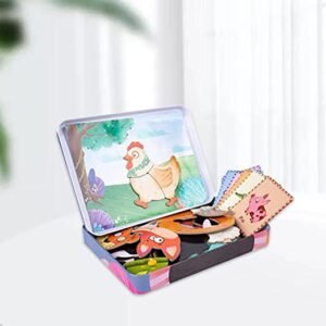 Magnetic Animal Puzzle Game for Kids | Educational Wooden Jigsaw