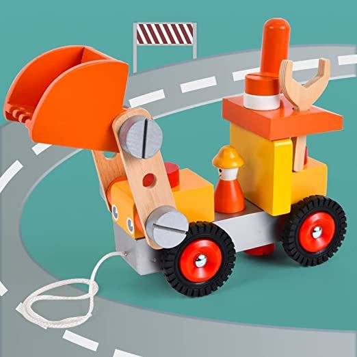 Engineering Truck Bulldozer Toy | Vehicle Cognitive Learning Set - Image 5