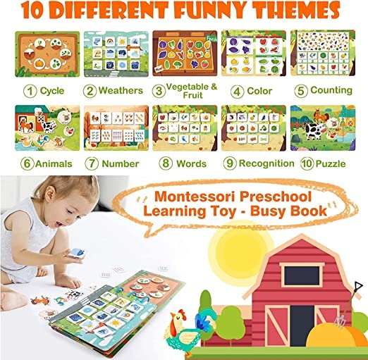 Toddler Busy Book | Children's Educational Quiet Book - Image 3