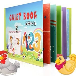 Quiet Sticker Book for Kids | Educational Reusable Activity Book