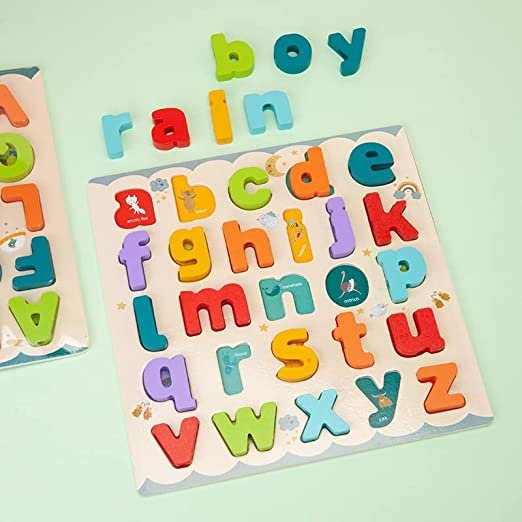 Large ABC Uppercase & Lowercase Letter Puzzle for Kids 5+ - Image 3
