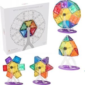 46-Piece 3D Star Magnetic Tiles | Fun & Educational Toy for Kids