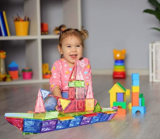 36-Piece 3D Magnetic Tiles Building Set | Educational STEM Toy - Image 4