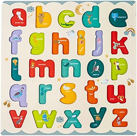 Large ABC Uppercase & Lowercase Letter Puzzle for Kids 5+ - Image 2