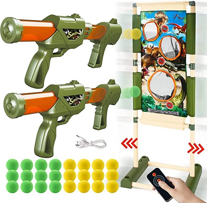 Kids Shooting Game Toy | 24 Foam Balls & Space Target Set - Image 2