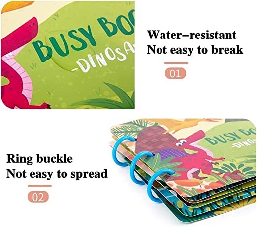 Montessori Interactive Quiet Book for Toddlers | Sensory Learning Toy - Image 10