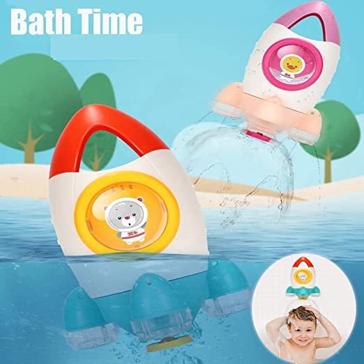 Baby Bath Toy Water Spray Rocket | Bathing Toy for Toddlers - Image 3