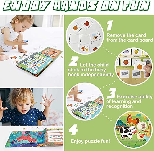 Toddler Busy Book | Children's Educational Quiet Book - Image 5