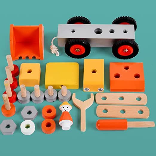 Engineering Truck Bulldozer Toy | Vehicle Cognitive Learning Set - Image 4