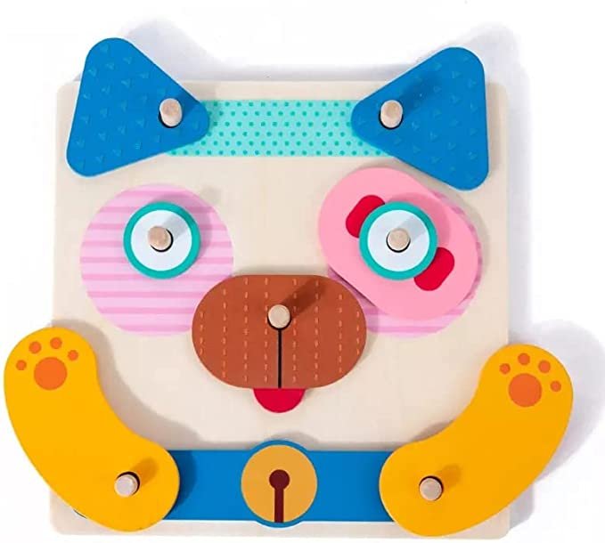 36-Piece Montessori Wooden Word & Animal Practice Toy Set - Image 4