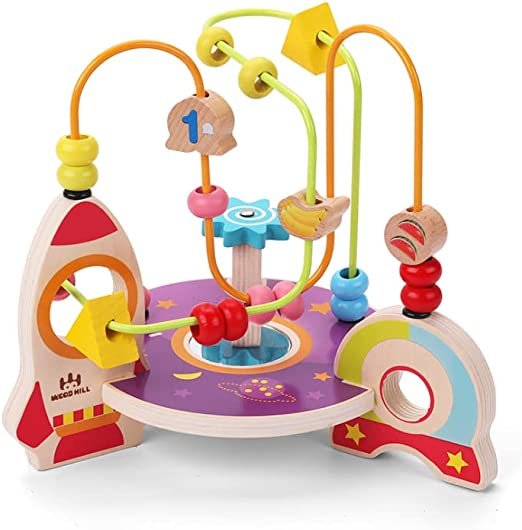 Wooden Wire Maze Bead Game | Early Educational Toy for Kids - Image 4